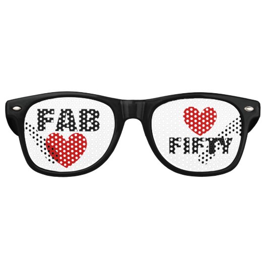 DIY Creëer Uw Eigen Verjaardagsfeesttinten A62E Retro Zonnebril (Voorkant)