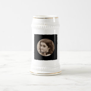 DIY Creëer Uw eigen zwarte persoonlijke foto-Lijst Bierpul