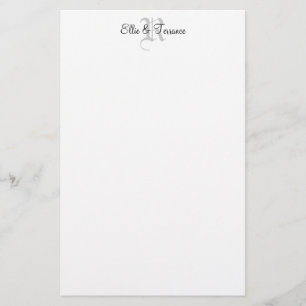 DIY Custom Monogram Briefpapier