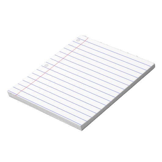 DIY CUSTOM NOTITIEBOEK PAPER BLOCK MET THIN LINES NOTITIEBLOK (Gedraaid)
