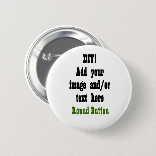 DIY Design uw eigen Custom Button STANDARD v3 (Voorkant /achterkant)