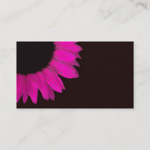 DIY Design Your Ewn Colour Sunflower Calling Card Contactkaartje