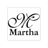 DIY - Eenvoudig monogram / Naam Rubberstempel (Afrduk)