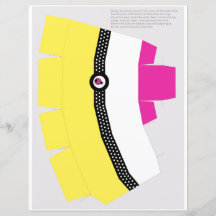 DIY Favor Box Afdrukbaar om Vette assemblage te kn