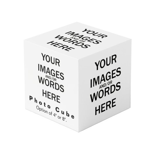 DIY - Fotokubus 4" (Voorkant hoekig)