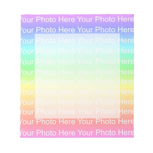 DIY-fotosjabloon Notitieblok (Voorkant)