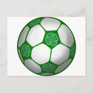 DIY gepersonaliseerde St Patrick's day klaver foot Briefkaart