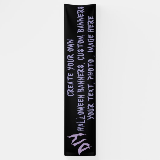 DIY Halloween Banner - Custom Party Decor (Verticaal)