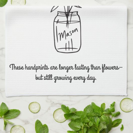 DIY Handprint handdoek (Gevouwen)