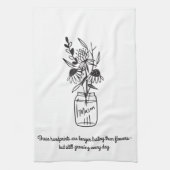 DIY Handprint handdoek (Verticaal)