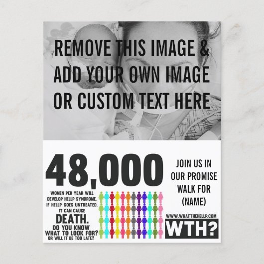 DIY HELLP Awareness Flyers (Voorkant)