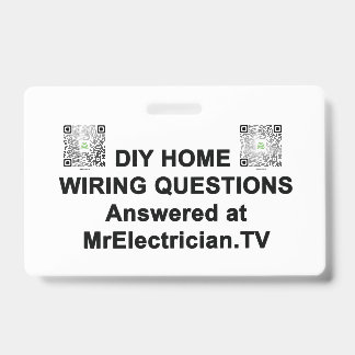 DIY HOME BEDRADING VRAGEN Mr. Elektricien Badge