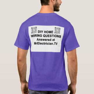DIY HOME BEDRADING VRAGEN Mr. Elektricien T-shirt