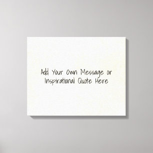 DIY Inspirerend Motivatie offertes, tekst, enz. Canvas Afdruk