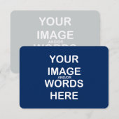 DIY - Invitaties Ronde Randen van 3,5 x 5 inch Kaart (Voorkant / Achterkant)