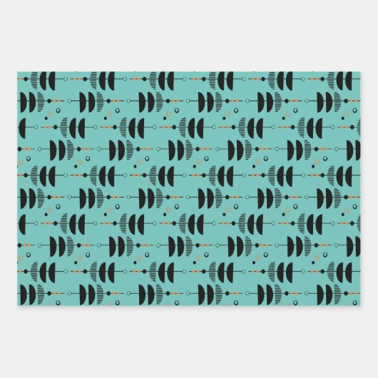 DIY - KLANTKLEUR - Moderne middenklasse Inpakpapier Vel (Voorkant 2)