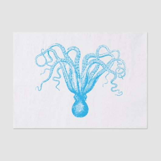 DIY Kleur Gestileerde Octopus Tekening #8 Tissuepapier (Voorkant)