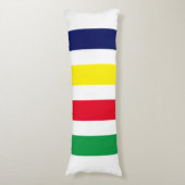 DIY-kleuren 4 Stripe Red Blue Green White Lichaamskussen (Voorkant Verticaal)