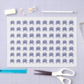 DIY Kleuren  Krab #1 Tekening - Blauw Tissuepapier (Craft)