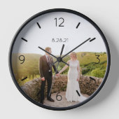 DIY Klok | Aangepaste foto, naam, tekst (Voorkant)