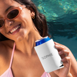 DIY KOELBOX | Aangepaste tekst, naam, monogram Blikjeskoeler