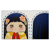 DIY Kokeshi plush pop - knipsel en naai MIYO Stof (Fat Quarter)