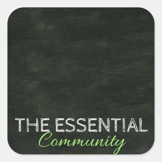 DIY-label Vierkante Sticker (Voorkant)