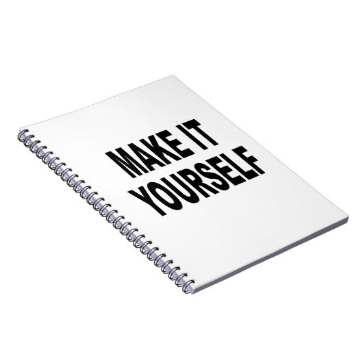 DIY Maak het zelf op uw eigen agenda Notitieboek (Rechterzijde)