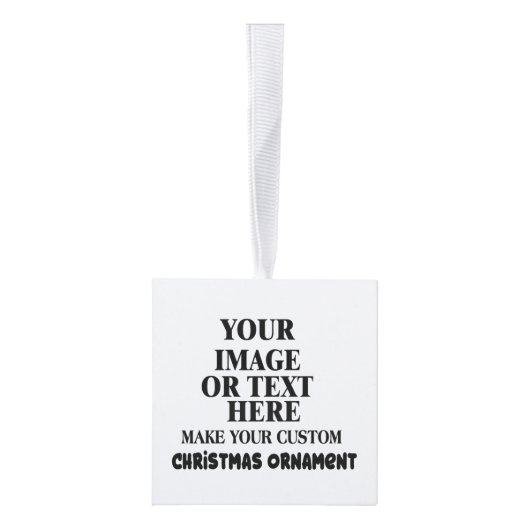 DIY, maak uw eigen persoonlijke kerstversiering Kubus Ornament (Rechts)