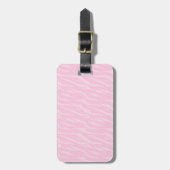 DIY Maak uw eigen roze Zebra-Bagagelabel af Bagagelabel (Voorkant verticaal)