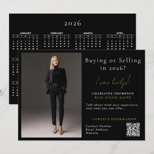 DIY makelaar kopen verkopen onroerend goed foto 20 Feestdagenkaart (Voorkant / Achterkant)