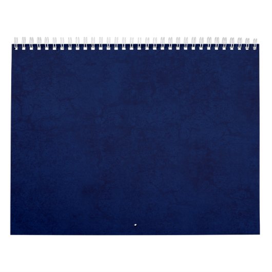 DIY Midnight Blue Background Custom Home Cadeauide Kalender (Hoes)
