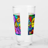 DIY MONSTRE HEUREUX CRITTER DOODLE Verre (Gauche)