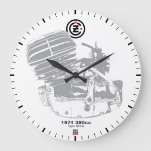DIY Moto Clock Grote Klok