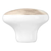 DIY Naam & Monogram op Platinum Lines Keramische Knop (Zijkant)