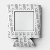 DIY - Pas jouw tekst, afbeelding, kleuren en ideeë Blikjeskoeler (Achterkant)