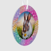 DIY Rabbit Rainbow Christmas Ornament (voorkant)