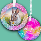DIY Rabbit Rainbow Christmas Ornament