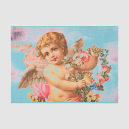 DIY RETRO ANGEL TISSUE PAPER Valentijnsdag Tissuepapier