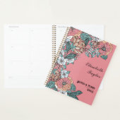 DIY Roze Bloemplanner: uw gepersonaliseerde studie Planner (Display)