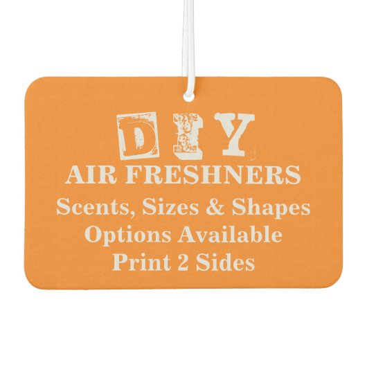 DIY (Scent & Shape-opties) - Luchtverfrisser (Voorkant)