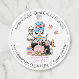 DIY Seing Dank u Mode Designe Favor Tags Bedankjes Labels