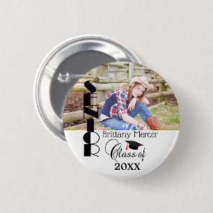 DIY Senior Photo Memories Ronde Button 5,7 Cm