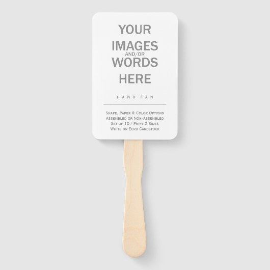 DIY (Shape-opties) - Handwaaier (Voorkant)