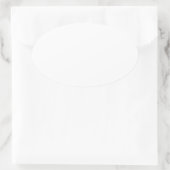 DIY Sjabloon Blank TOEVOEGEN kleur afbeelding foto Ovale Sticker (Tas)