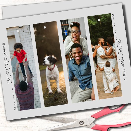 DIY Sjabloon Fotoset van 4 Bladwijzer