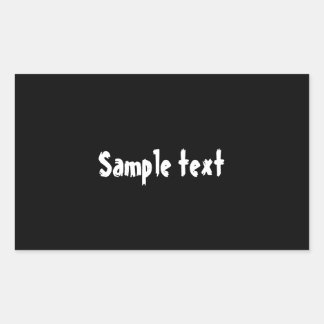 DIY-Sjabloon gemakkelijk kleur wijzigen en fototek Rechthoekige Sticker