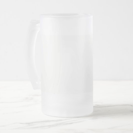 Diy sjabloon Kleur tekstfotowijziging toevoegen Matglas Bierpul (Voorkant links)