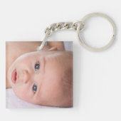 DIY-Sleutelhanger | Aangepaste foto, Logo of Afbee Sleutelhanger (Achterkant)
