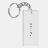 DIY SLEUTELHANGER | Aangepaste tekst, naam, kleur (Voorkant Links)